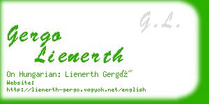 gergo lienerth business card